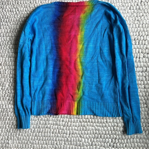 FBZ colorful rainbow sweater Love heart 6 - Picture 5 of 6